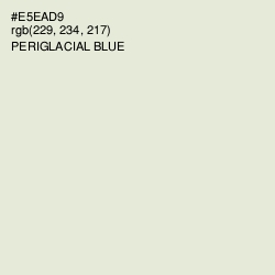 #E5EAD9 - Periglacial Blue Color Image